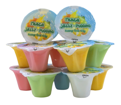 Rau Câu Thạch Sữa Dừa 525g (35g x 15 viên)